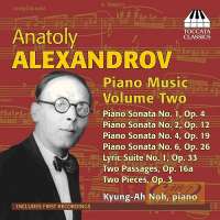 Alexandrov: Piano Music Vol. 2